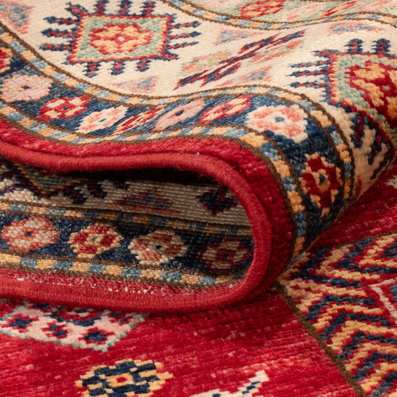 Kazak Teppich 99x154cm - Orientteppich - rot
