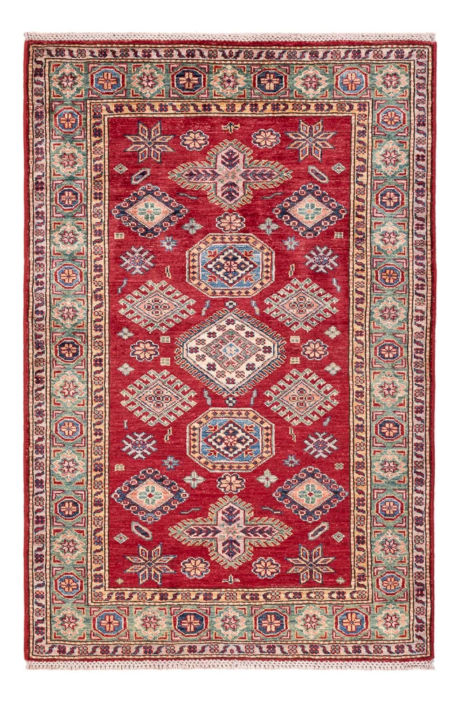 Kazak Teppich 101x154cm - Orientteppich - rot