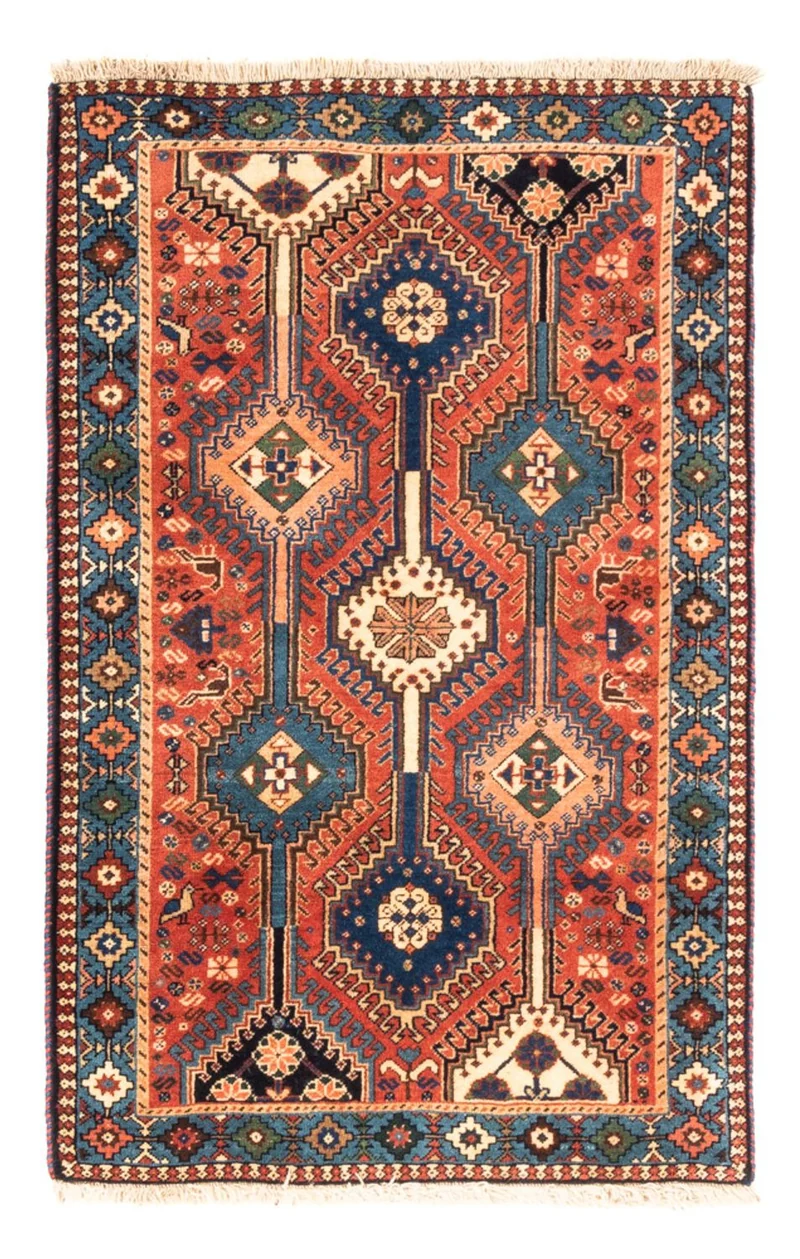 Yalameh Teppich 80x125cm - Perserteppich - rot