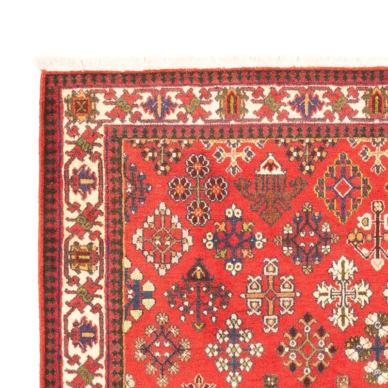Meymeh Teppich 107x154cm - Perserteppich - rot