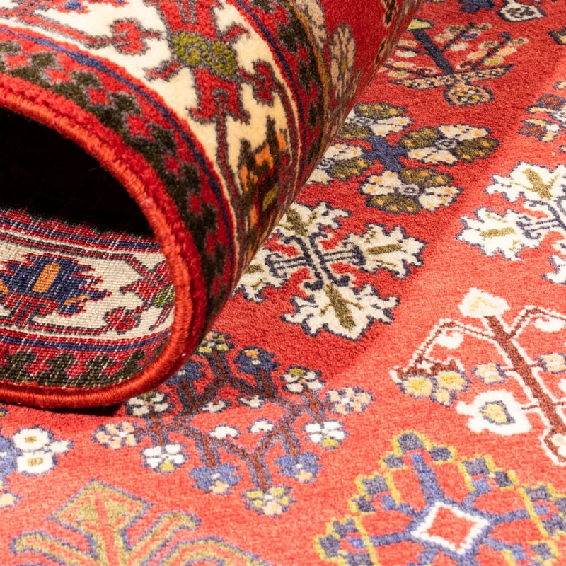 Meymeh Teppich 107x154cm - Perserteppich - rot