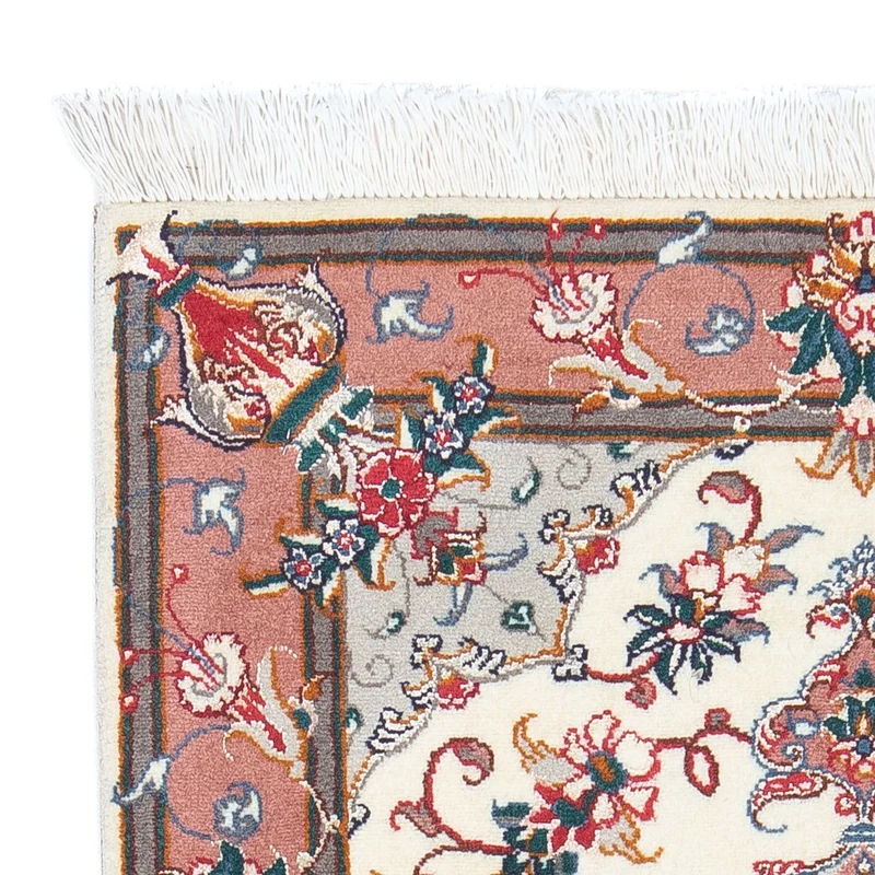 Täbriz - 50 Raj Teppich 60x90cm - Perserteppich - beige