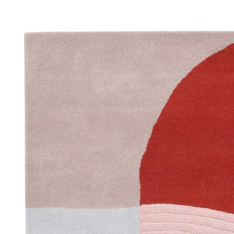 Designer Teppich 140x200cm - mehrfarbig