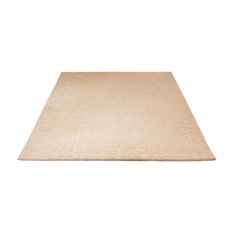 Wollteppich 140x200cm - beige