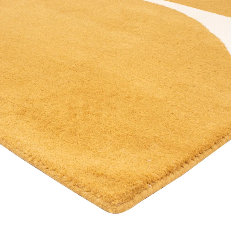 Designer Teppich 140x200cm - gold