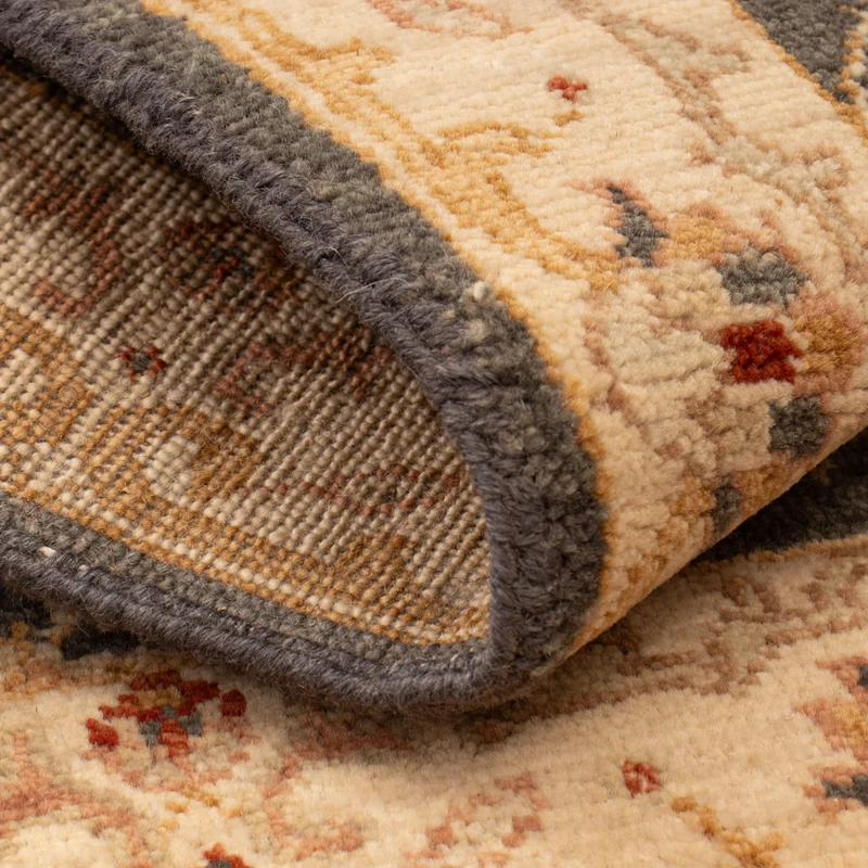 Ziegler Teppich 60x90cm - Orientteppich - schwarz