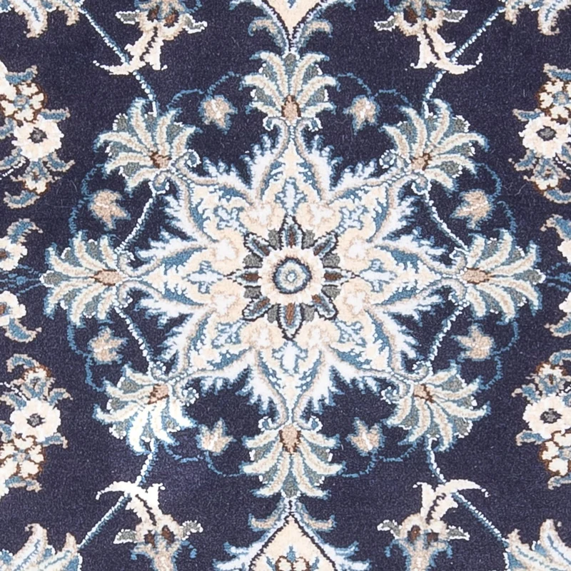 Nain Teppich 90x140cm - Perserteppich - dunkelblau