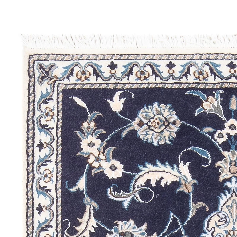 Nain Teppich 90x140cm - Perserteppich - dunkelblau