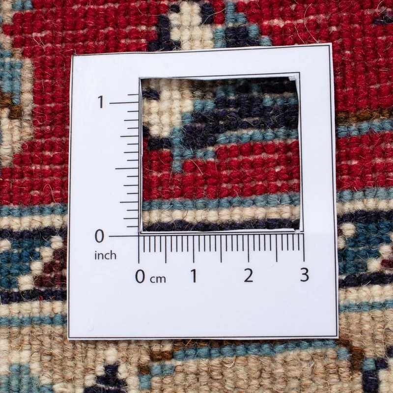 Nain Teppich 89x134cm - Perserteppich - dunkelrot