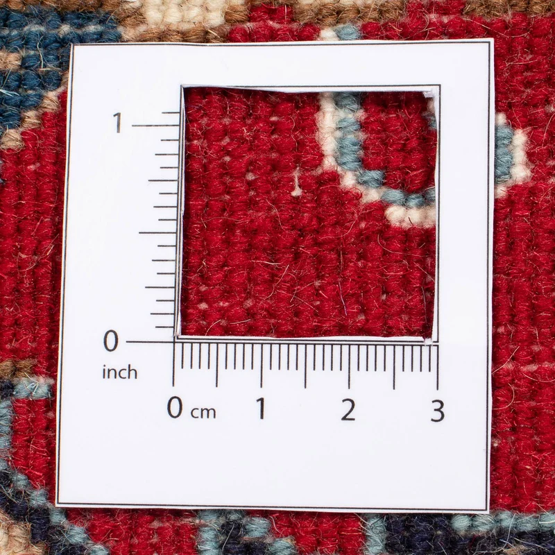 Nain Teppich 89x134cm - Perserteppich - dunkelrot