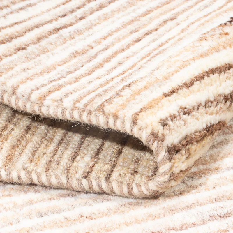 Gabbeh Teppich - Perser - 98 x 142 cm - hellbeige