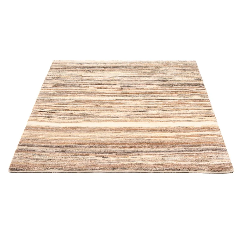 Gabbeh Teppich - Perser - 106 x 146 cm - dunkelbeige