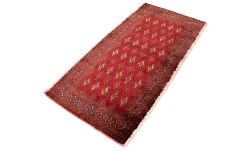 Turkaman Teppich 60x130cm - Orientteppich - rot