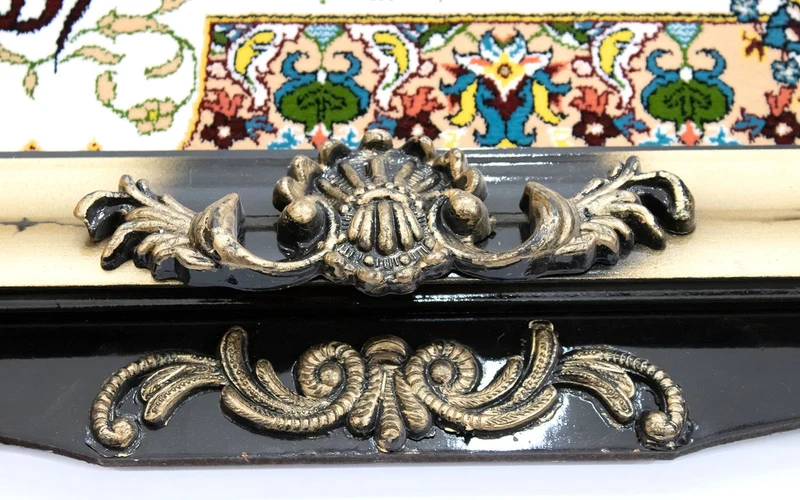 Bild-Teppich 70x90cm - Orientteppich - mehrfarbig