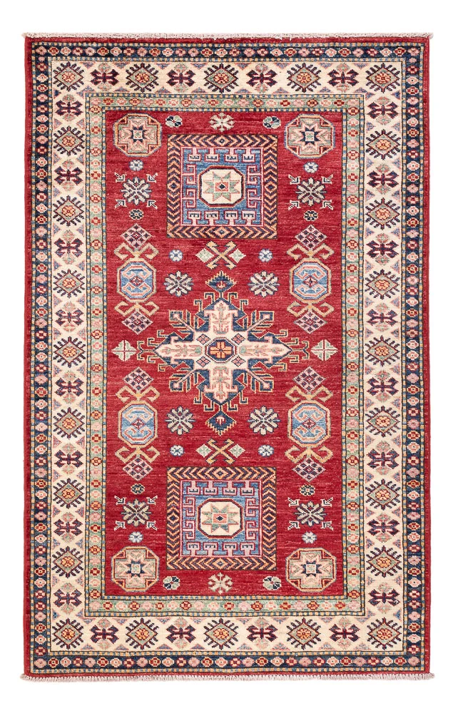 Kazak Teppich 99x154cm - Orientteppich - rot