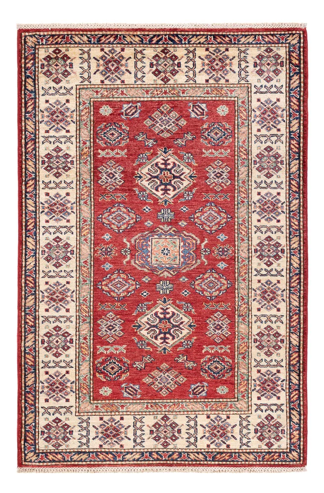 Kazak Teppich 102x153cm - Orientteppich - rot