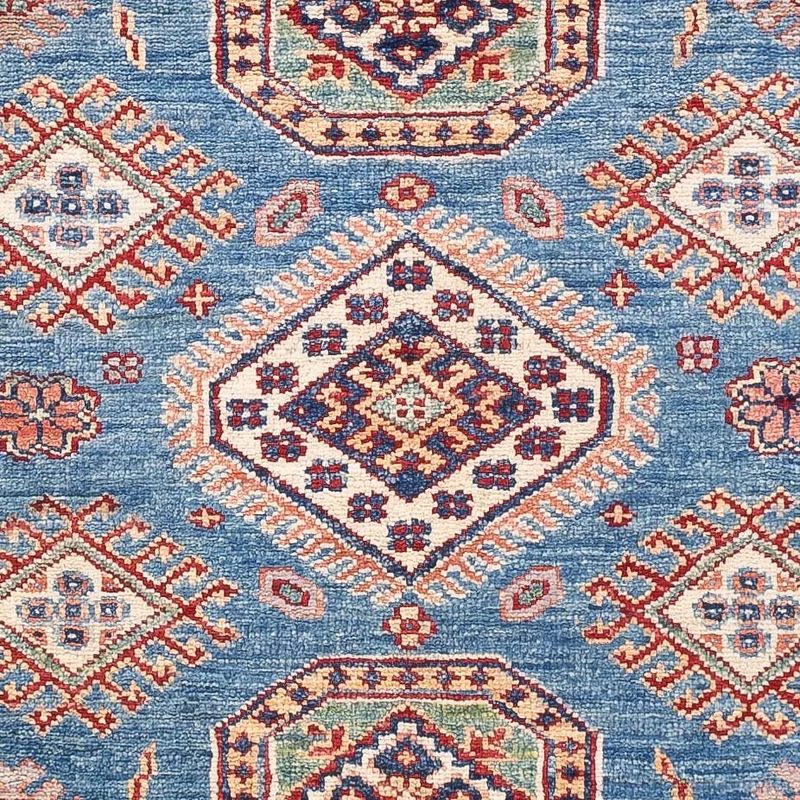 Ziegler Teppich - Kazak - 99 x 155 cm - blau
