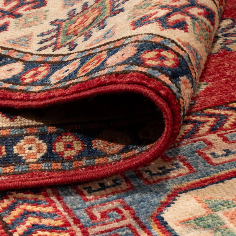 Kazak Teppich 101x151cm - Orientteppich - rot