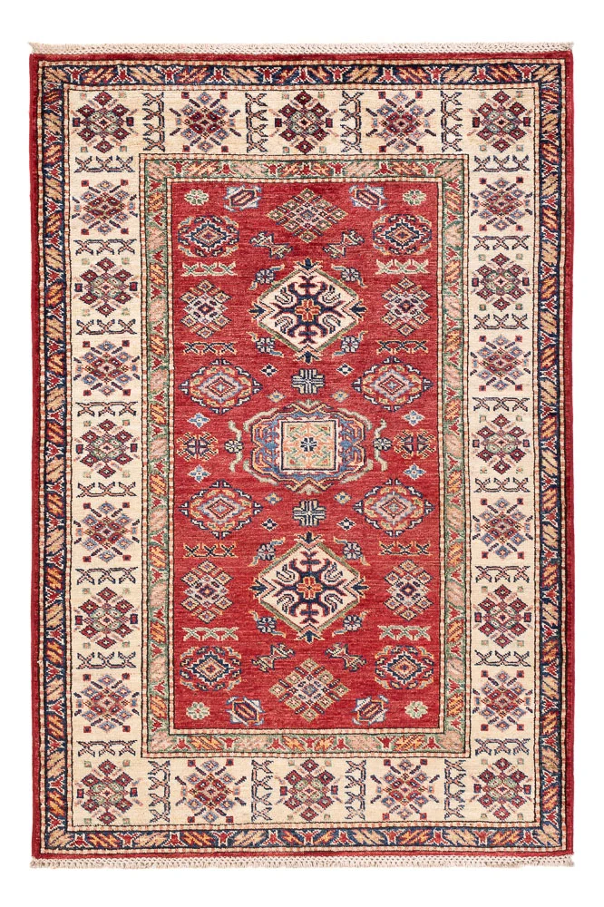 Kazak Teppich 105x150cm - Orientteppich - rot