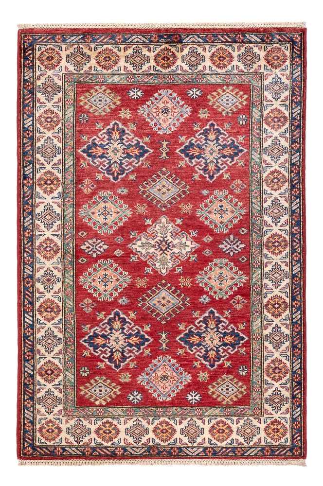 Kazak Teppich 100x151cm - Orientteppich - rot