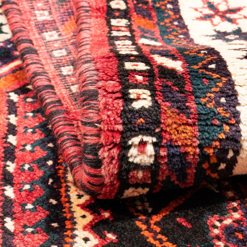 Shiraz Teppich 110x155cm - Perserteppich - rot