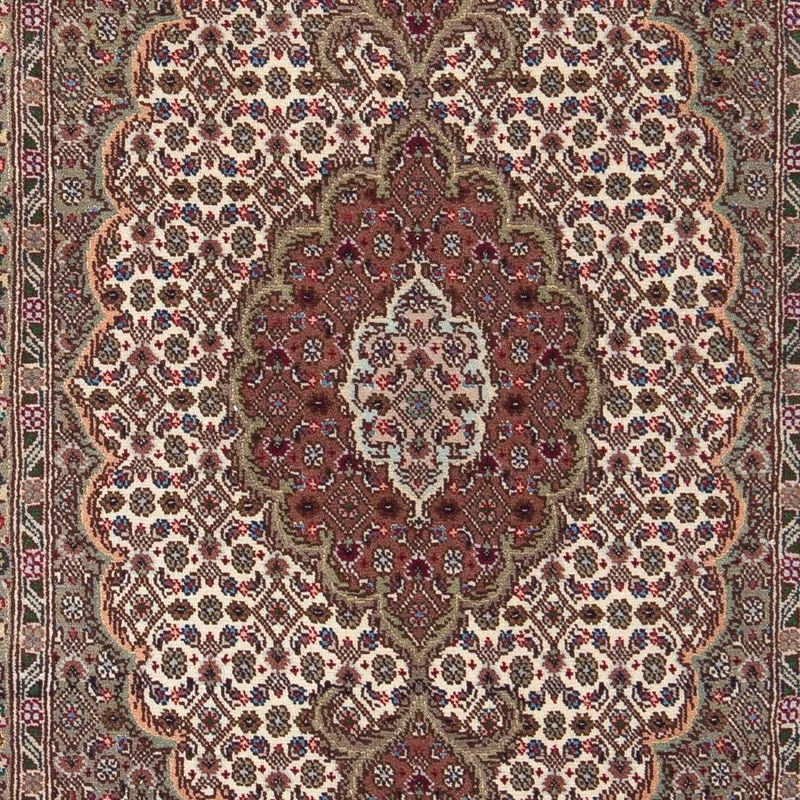 Täbriz - 50 Raj Teppich 60x90cm - Perserteppich - beige