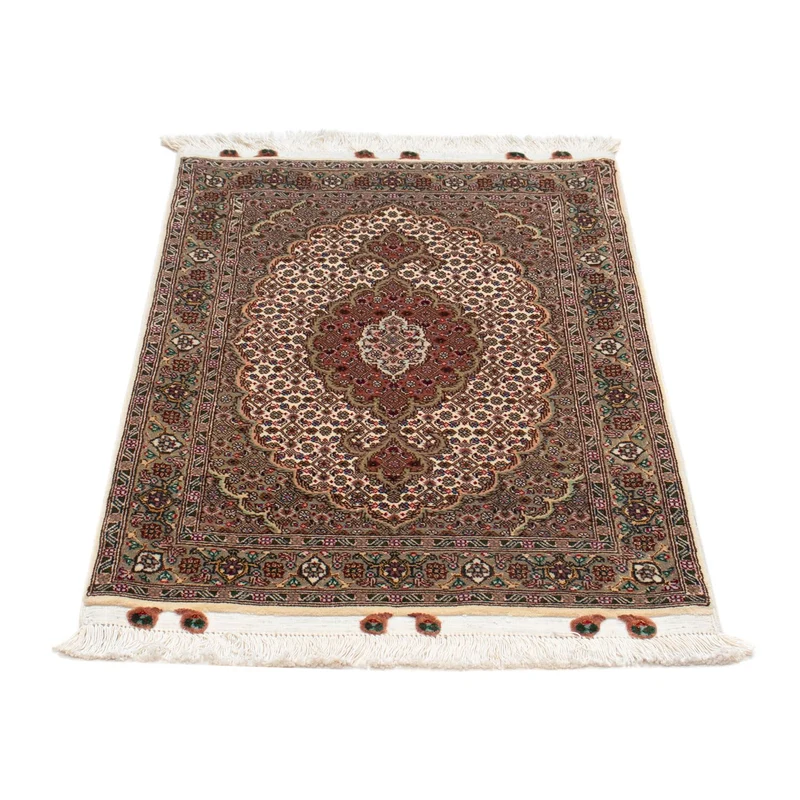 Täbriz - 50 Raj Teppich 60x90cm - Perserteppich - beige