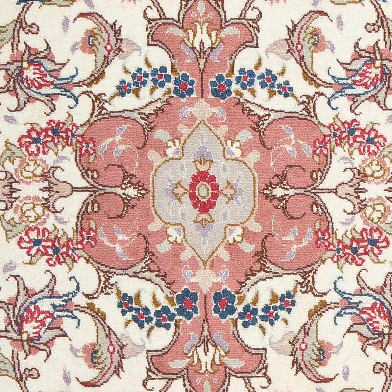Täbriz - 50 Raj Teppich 60x90cm - Perserteppich - beige