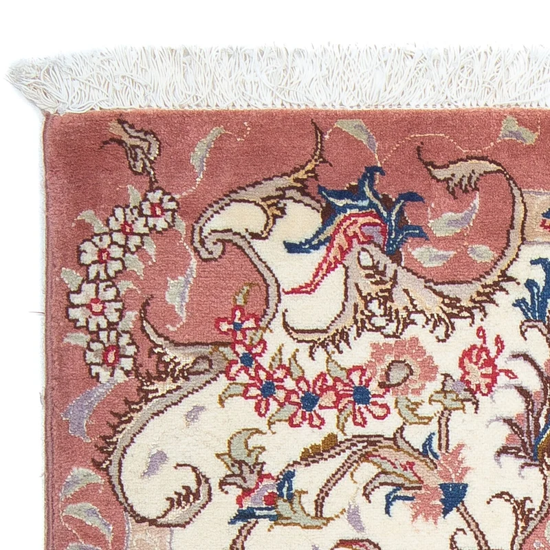 Täbriz - 50 Raj Teppich 60x90cm - Perserteppich - beige
