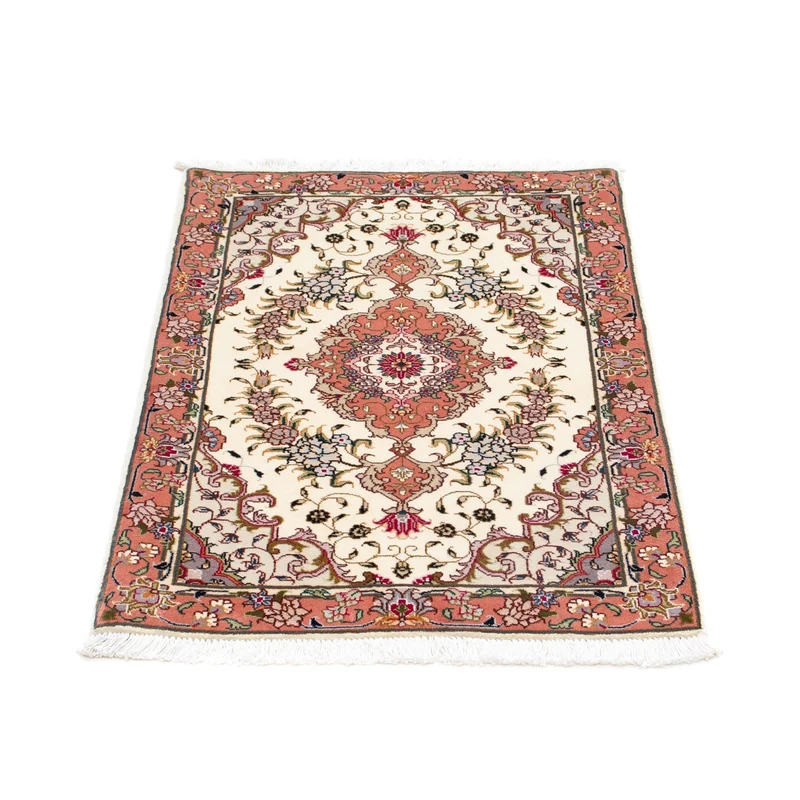 Täbriz - 50 Raj Teppich 60x90cm - Perserteppich - beige