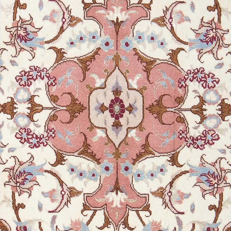 Täbriz - 50 Raj Teppich 60x90cm - Perserteppich - beige