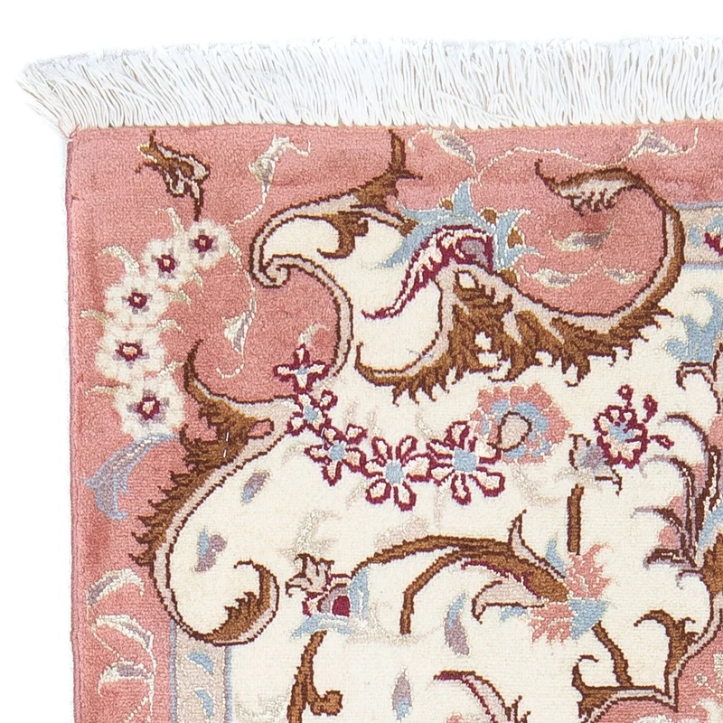 Täbriz - 50 Raj Teppich 60x90cm - Perserteppich - beige