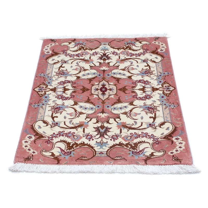 Täbriz - 50 Raj Teppich 60x90cm - Perserteppich - beige