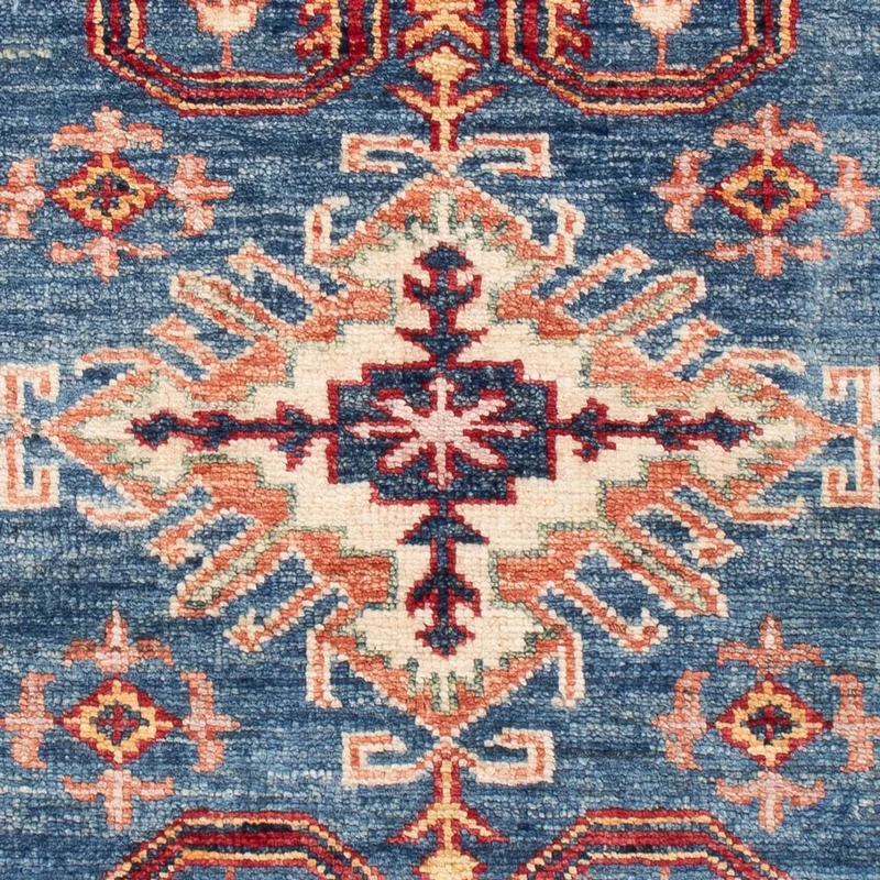 Kazak Teppich 82x125cm - Orientteppich - blau
