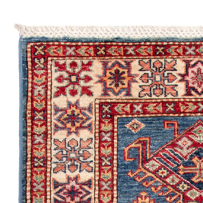 Kazak Teppich 82x125cm - Orientteppich - blau