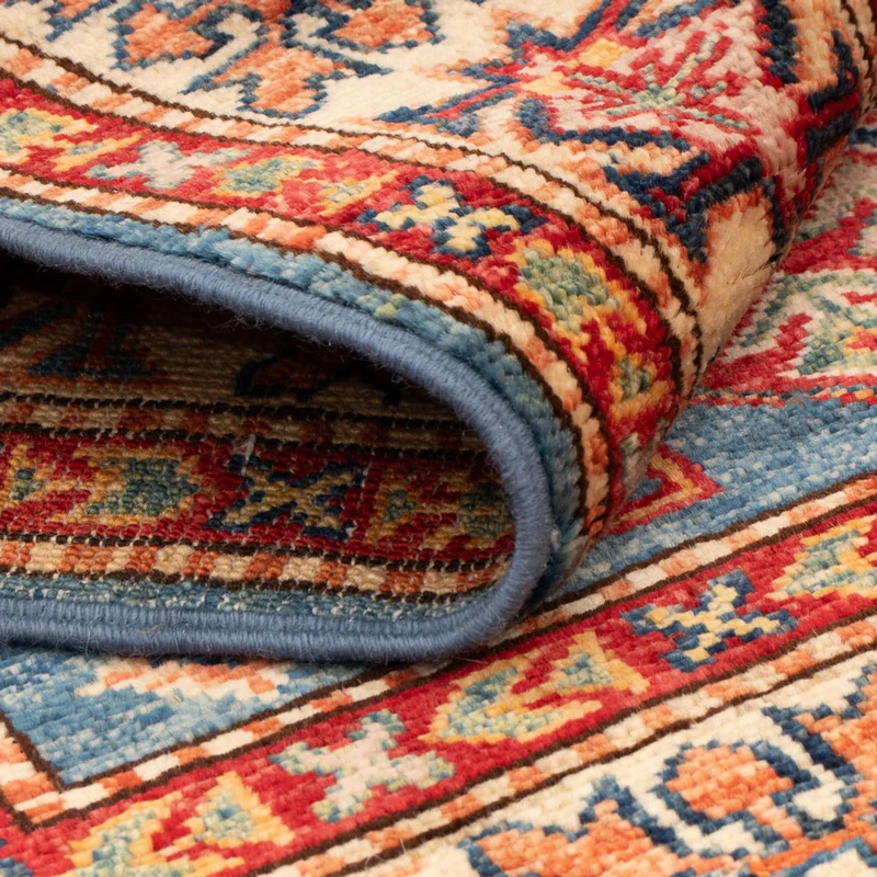 Kazak Teppich 82x125cm - Orientteppich - blau