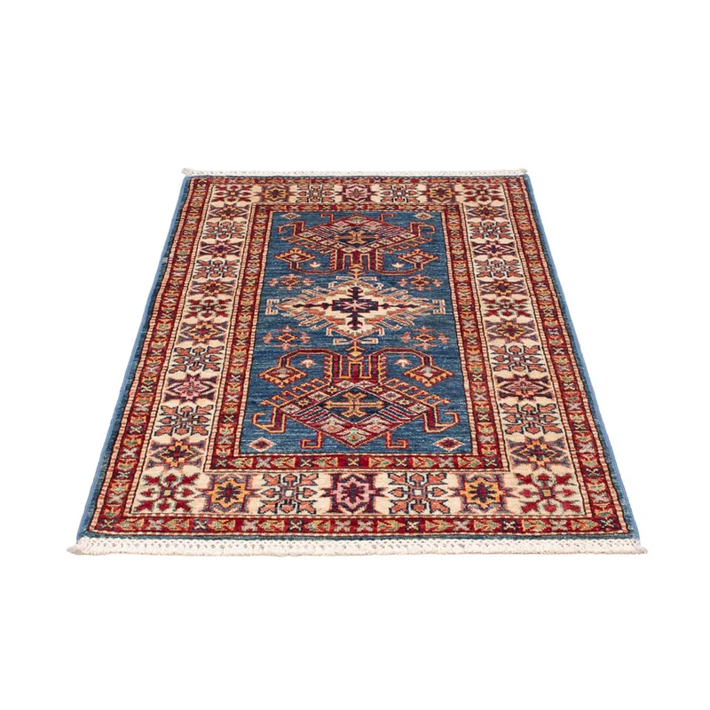 Kazak Teppich 82x125cm - Orientteppich - blau