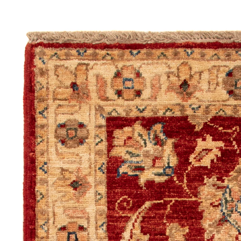 Ziegler Teppich - 59 x 88 cm - rot