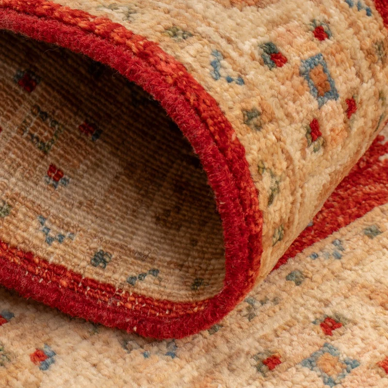 Ziegler Teppich - 60 x 86 cm - rot