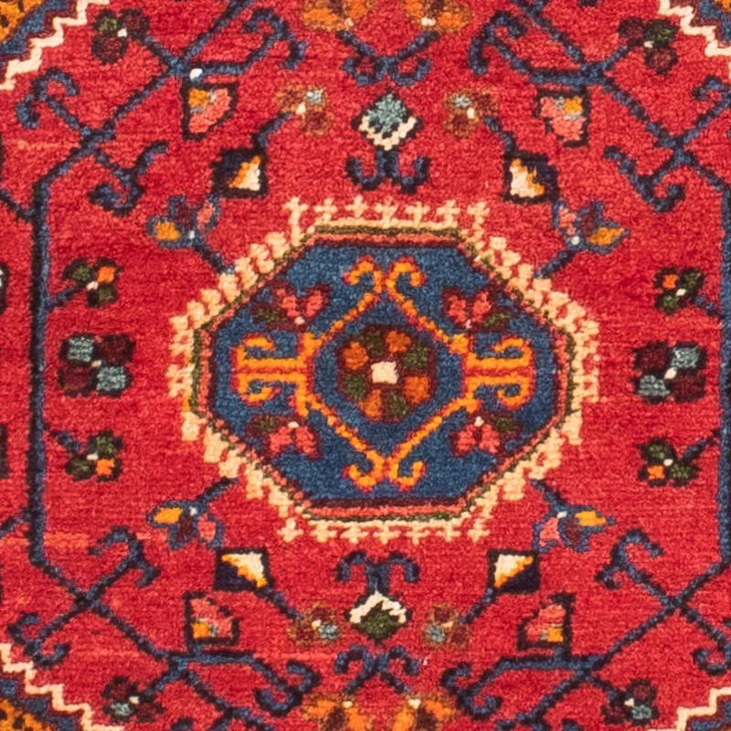 Hosseinabad Teppich 92x145cm - Perserteppich - rot