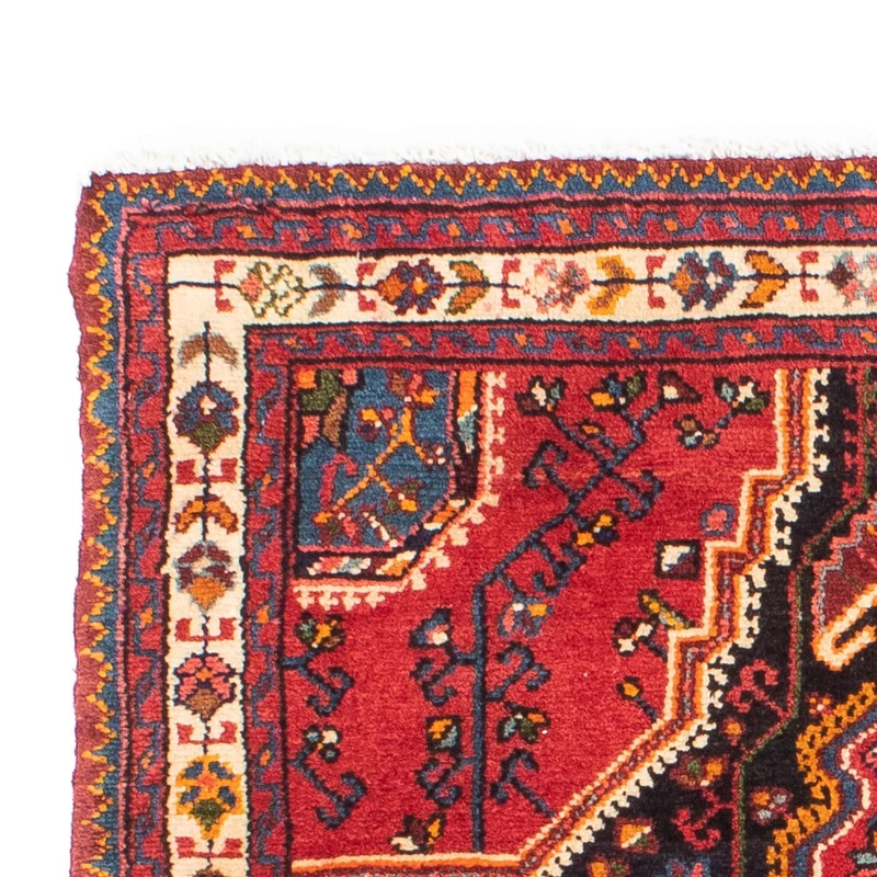Hosseinabad Teppich 92x145cm - Perserteppich - rot
