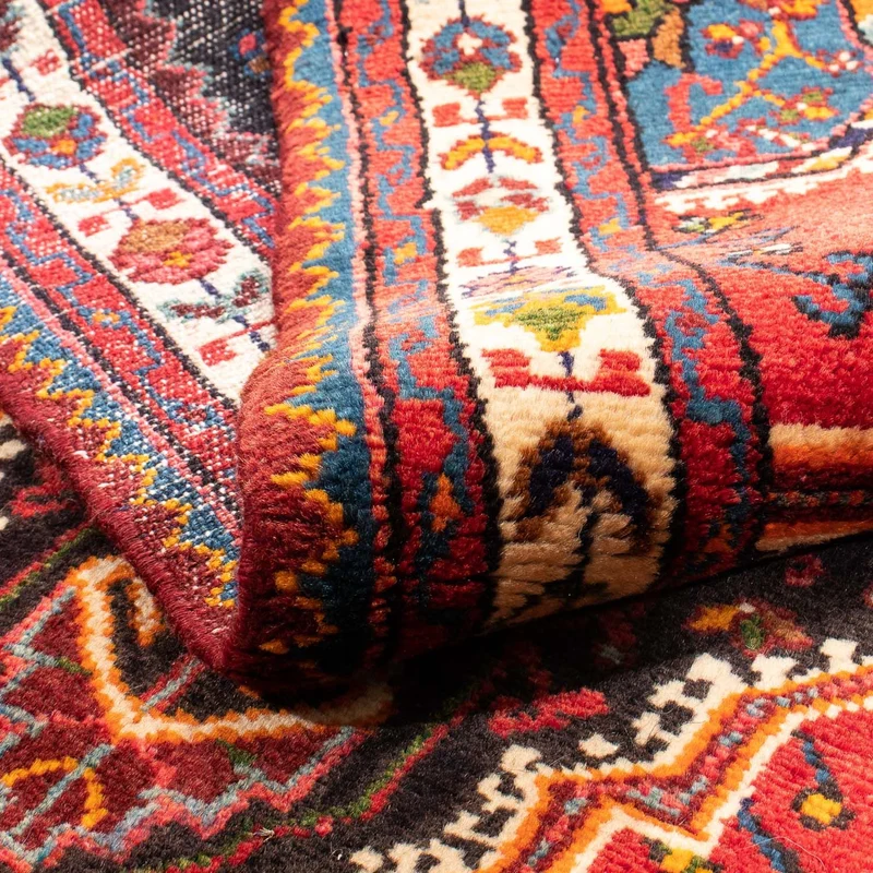 Hosseinabad Teppich 92x145cm - Perserteppich - rot