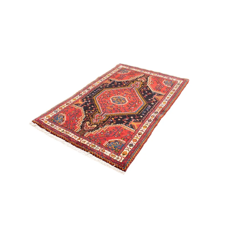 Hosseinabad Teppich 92x145cm - Perserteppich - rot