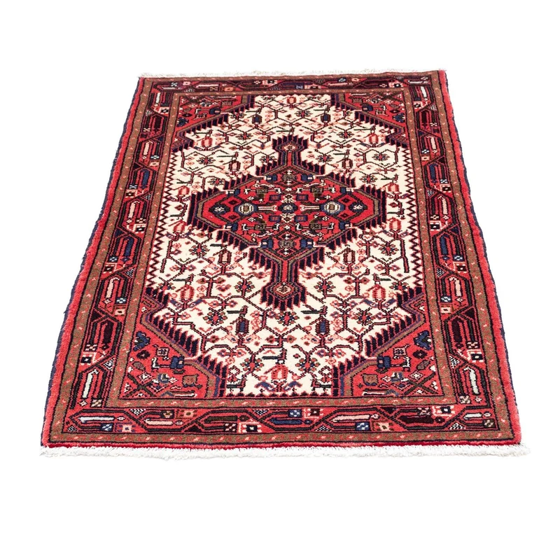 Hosseinabad Teppich 80x125cm - Perserteppich - beige