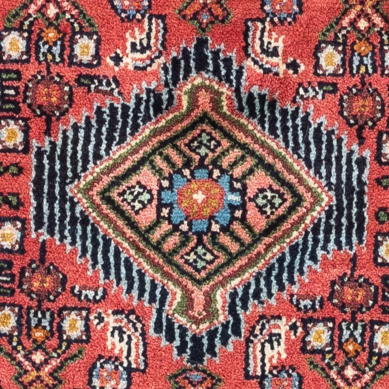 Hosseinabad Teppich 80x125cm - Perserteppich - rot