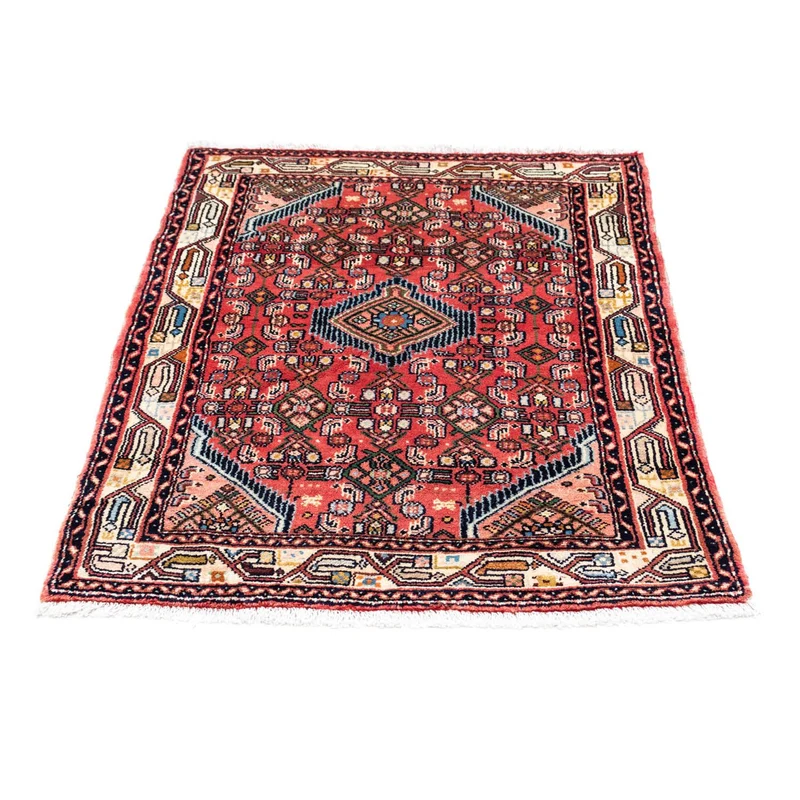 Hosseinabad Teppich 80x125cm - Perserteppich - rot