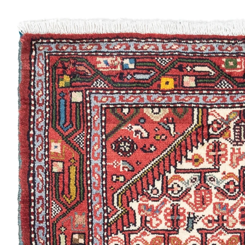 Hosseinabad Teppich 80x125cm - Perserteppich - rot
