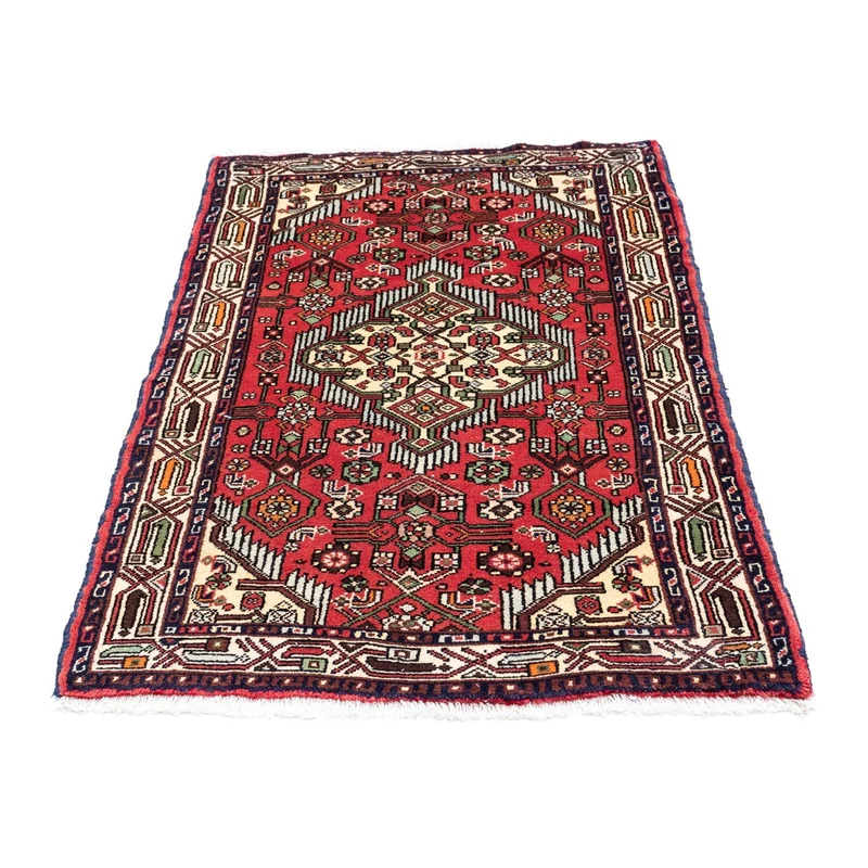 Hosseinabad Teppich 80x125cm - Perserteppich - rot