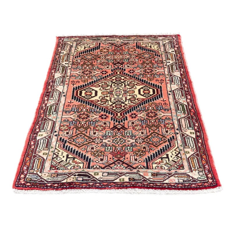 Hosseinabad Teppich 80x125cm - Perserteppich - hellrot