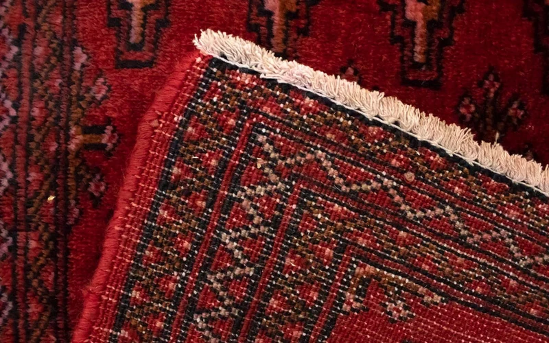 Turkaman Teppich 60x130cm - Orientteppich - rot